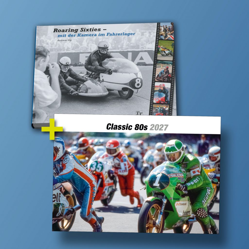 Das T&T Weihnachtspaket Kalender "CLASSIC 80s" plus Buch "Roaring Sixties" zum Sonderpreis